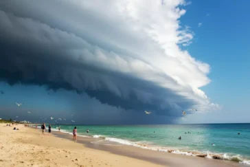 Frente fria chega ao Espírito Santo com chuva e queda de temperatura