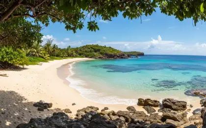 Praia do Sancho, em Fernando de Noronha