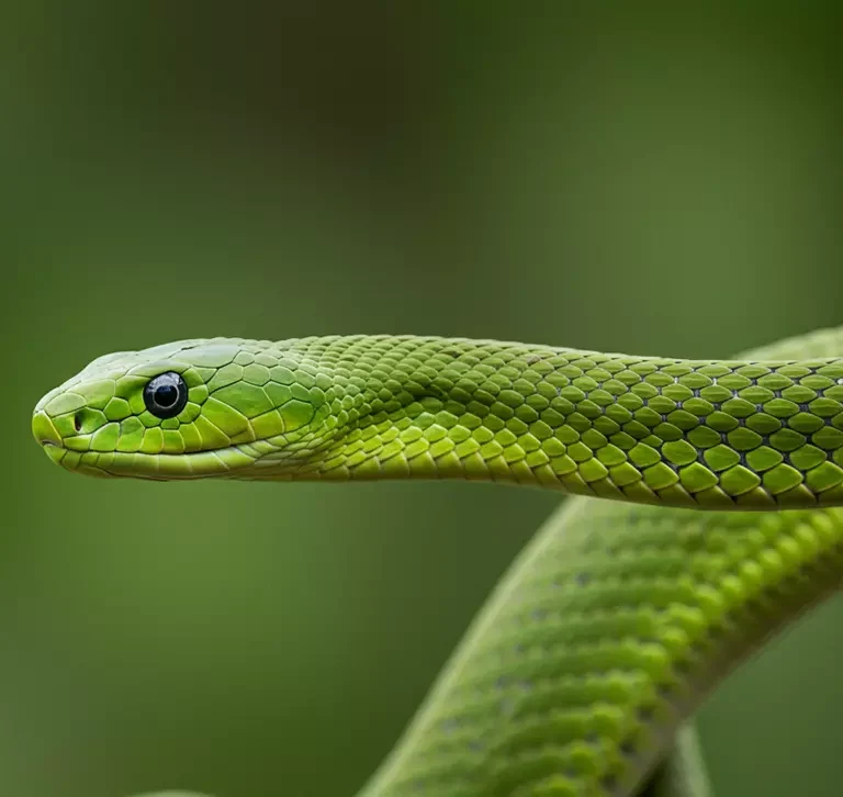 Mamba-Verde A Serpente Ágil e Letal da África