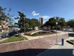 Praça Duque de Caxias, no Centro da cidade -Pracinha de Vila Velha
