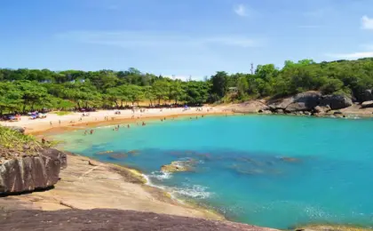 Praia dos Padres em Guarapari