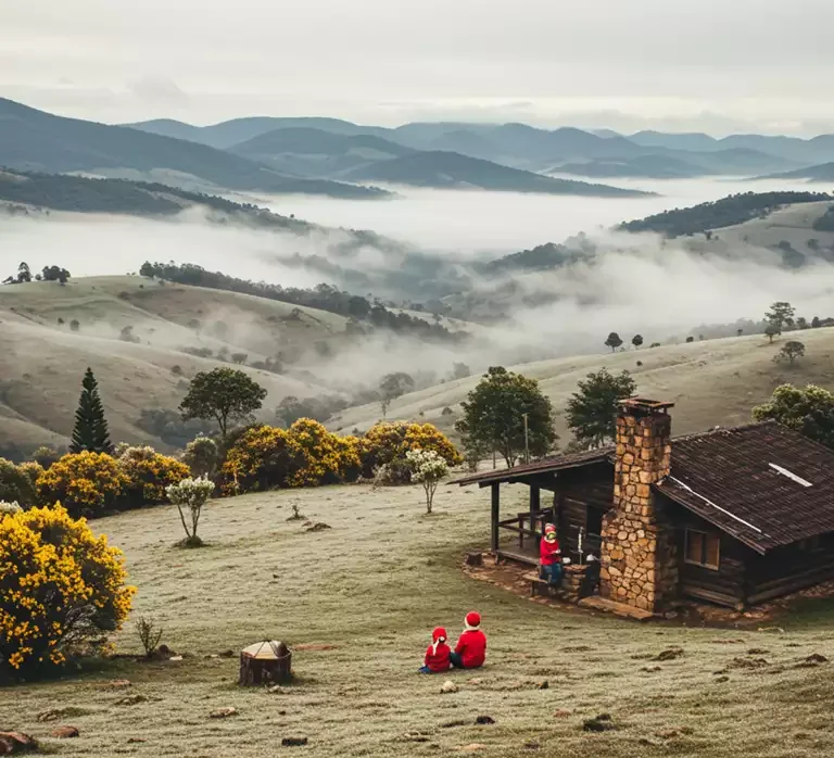 lugares frios para viajar no Brasil