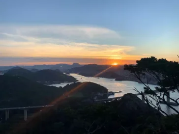 Pôr do Sol no Morro do Moreno , Vila Velha