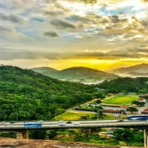 Pôr do Sol no Morro do Moreno