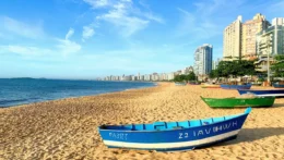 praia de Itaparica em vila velha