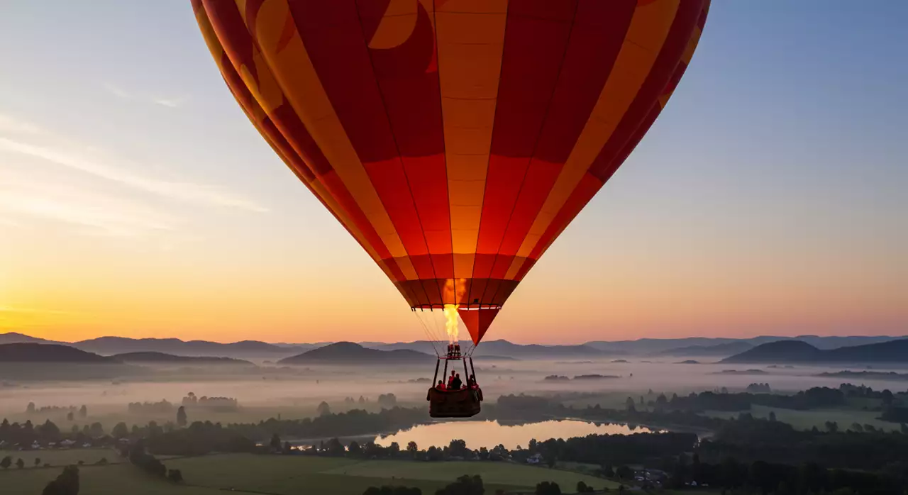 passeio de balão