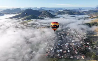 3° Festival de Balonismo pontões capixabas Laginha de Pancas-ES cidades pequenas no Espírito Santo