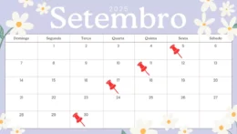 Setembro de 2025 feriados