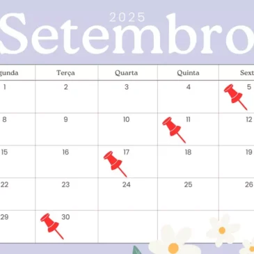 Setembro de 2025 feriados