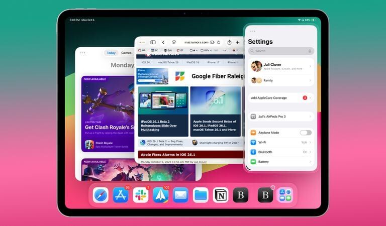 Apple Lança Segundo Beta do iOS 26.1, iPadOS 26.1 e Demais Sistemas