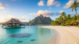 Bora Bora, localizada na Polinésia Francesa