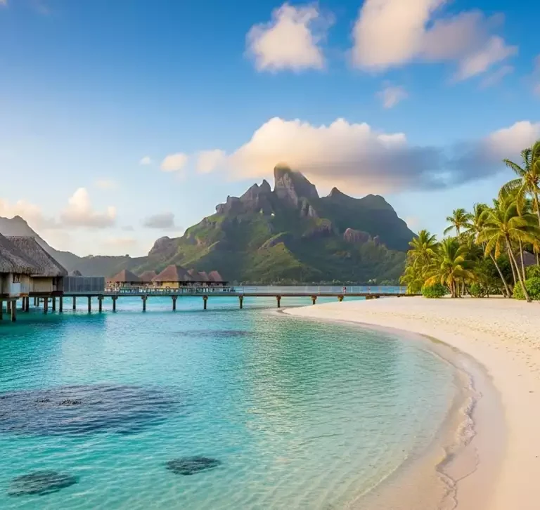 Bora Bora, localizada na Polinésia Francesa