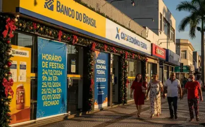 Bancos ES: horários Natal e Ano Novo 2025 9 Bancos ES: horários Natal e Ano Novo 2025