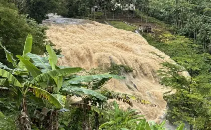 Vídeo de seguidora flagra cheia na Cachoeira Baixo Mundo Novo no ES 28 Cachoeira Baixo Mundo Novo