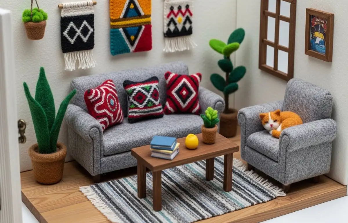 Enfeites de feltro para todos os ambientes