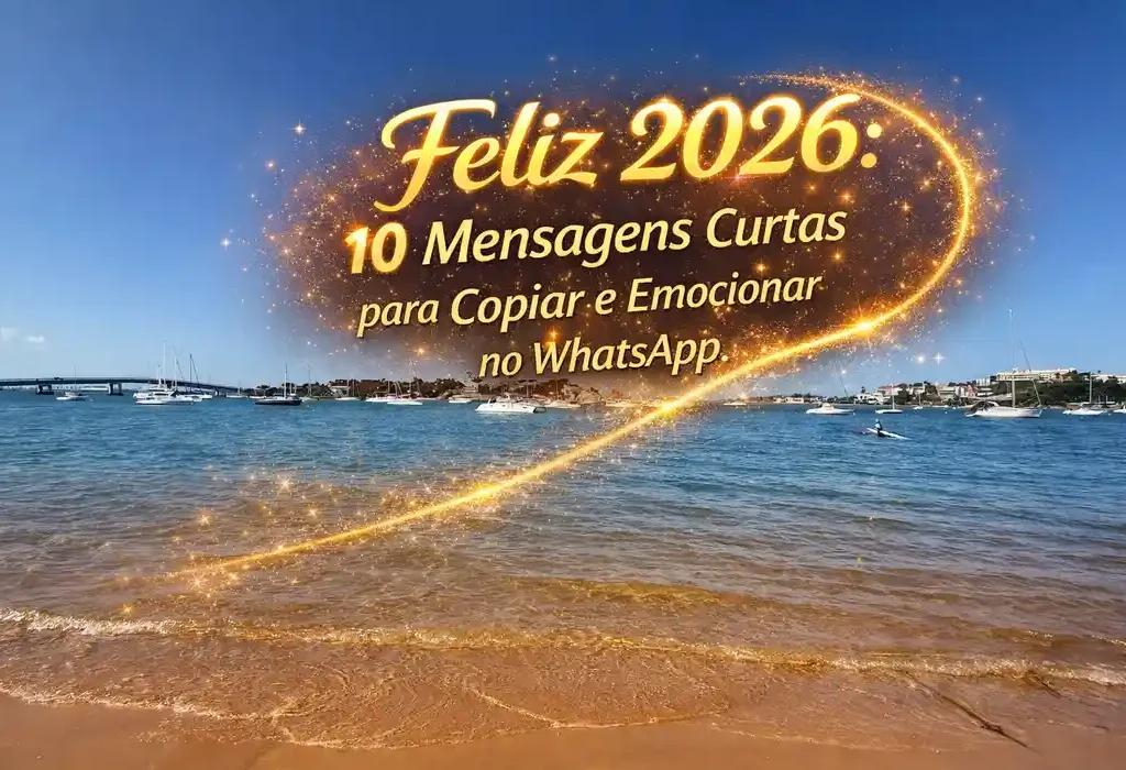 Feliz 2026: 10 Mensagens Curtas para Copiar e Emocionar no WhatsApp Agora