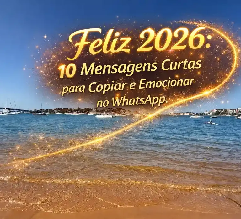 Feliz 2026: 10 Mensagens Curtas para Copiar e Emocionar no WhatsApp Agora