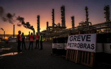 Greve na Petrobras, petroleo poucas pessoas