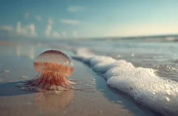 Surto de águas-vivas assusta banhistas no ESSurto de águas-vivas assusta banhistas no ES