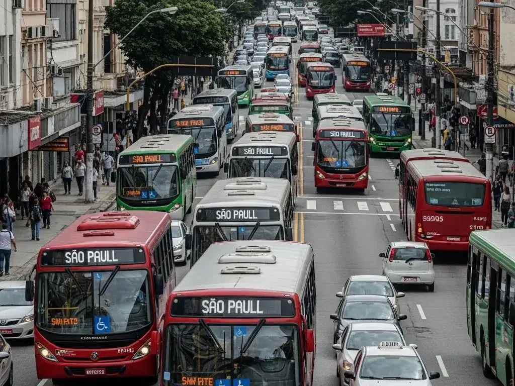 Ônibus Voltam a Funcionar Normalmente em SP