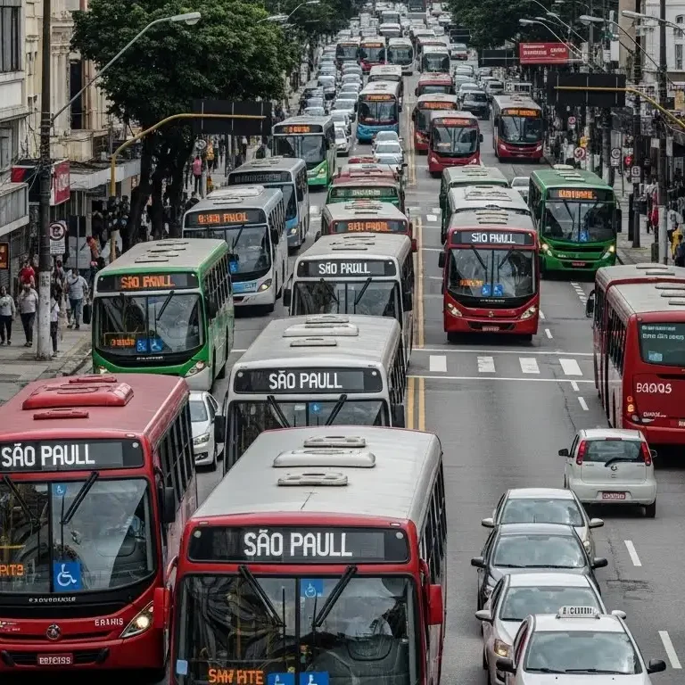 Ônibus Voltam a Funcionar Normalmente em SP