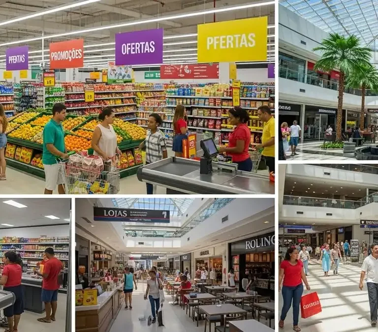 Supermercados e Shoppings no ES até que horas funcionam no Natal 2025