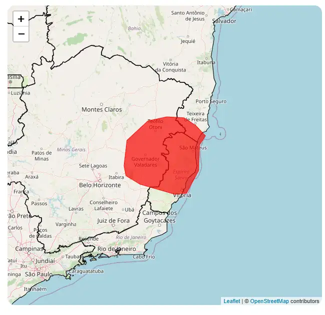 Tempestade no ES: Ventos de 100 km/h e Granizo Ameaçam 40 Cidades