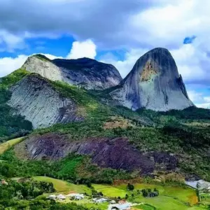 Paisagem de inverno em Pedra Azul, Domingos Martins, uma das cidades mais frias do Espírito Santo.