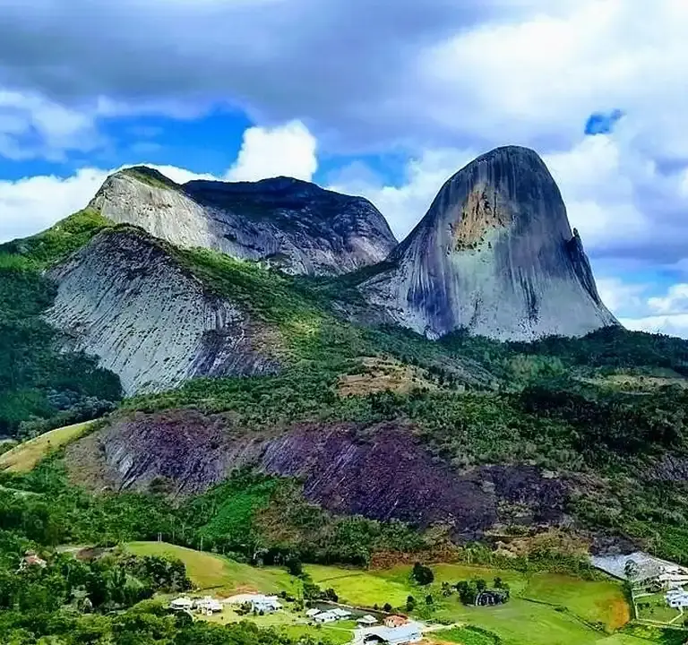 Paisagem de inverno em Pedra Azul, Domingos Martins, uma das cidades mais frias do Espírito Santo.