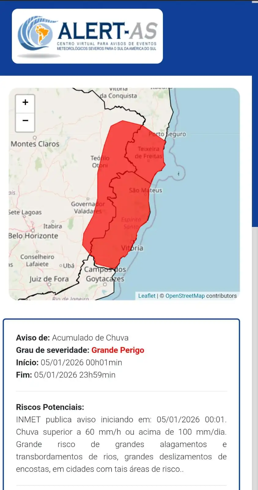 mapa-alerta-vermelho-inmet-chuva-es