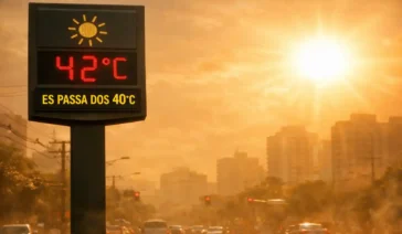 Passou dos 40°C! Cidade do ES