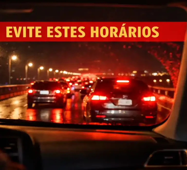 Não fique parado na estrada! Eco101 e Rodosol alertam para fluxo intenso neste fim de semana. Confira a tabela de piores horários e planeje sua volta.