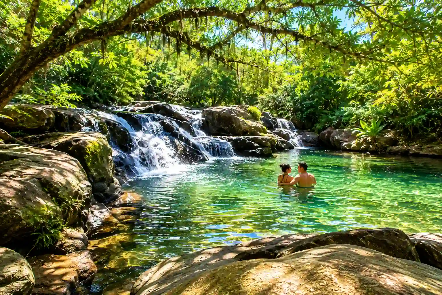 Cachoeira da Gurita Lagoa do Peri em Florianópolis