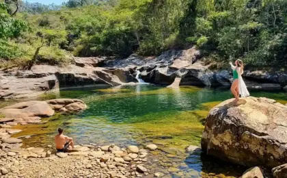 Poços de Pedra Roxa em Ibitirama: como visitar