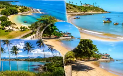 Praia de Meaípe em Guarapari