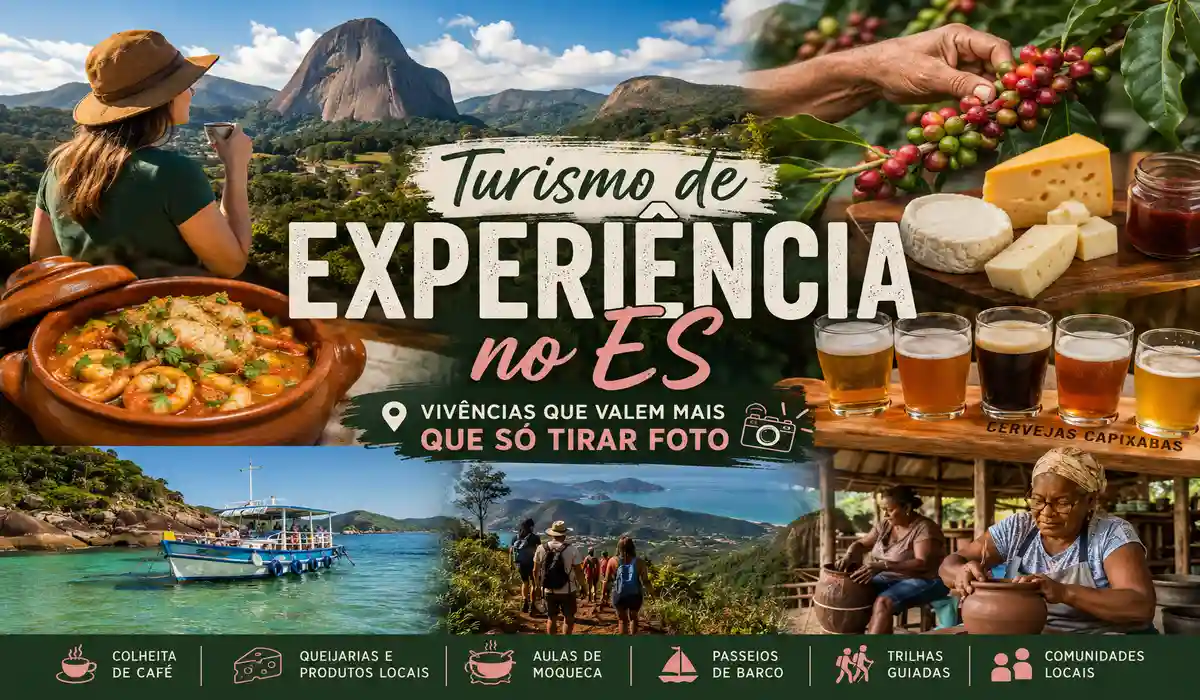 Turismo de experiência no ES: vivências que valem mais que só tirar foto