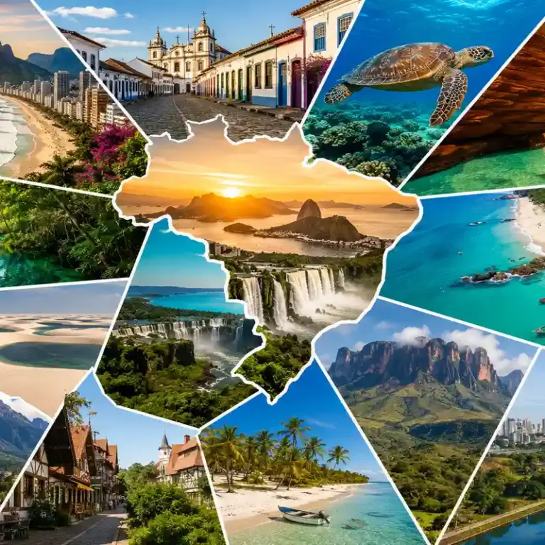 lugares para viajar no Brasil