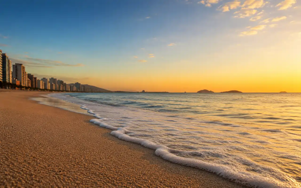 3 praias capixabas mais populares: Camburi, Praia da Costa e Praia do Morro
