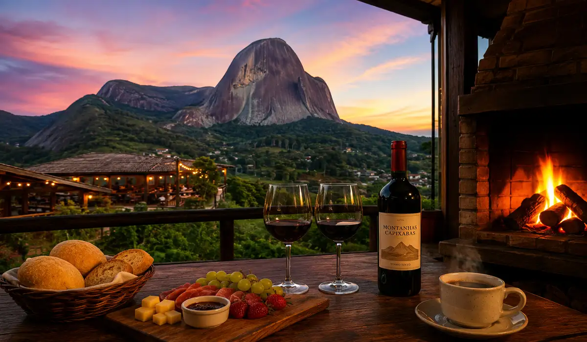 Roteiro de fim de semana nas Montanhas Capixabas: frio, vinho, café e lareira