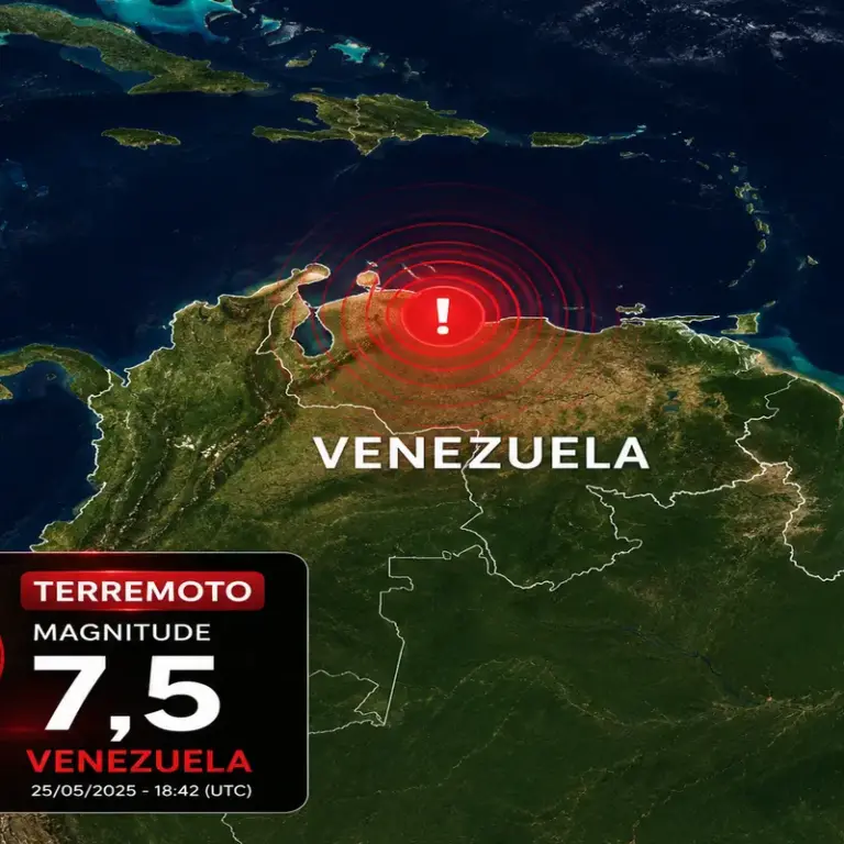 terremoto de magnitude 7,5 na Venezuela =Terremoto na Venezuela
