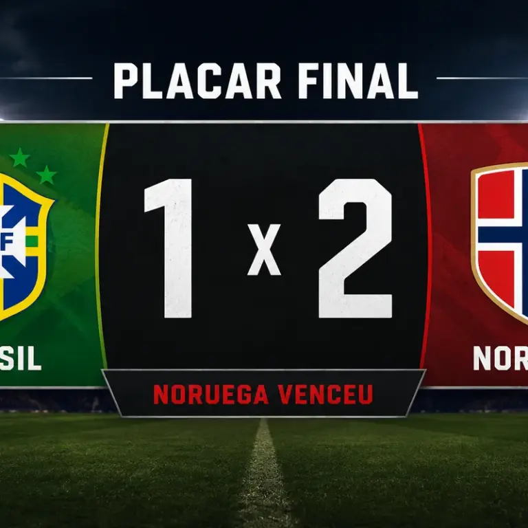Brasil eliminado da Copa após derrota por 2 a 1 para a Noruega