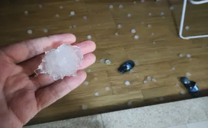 chuva de granizo em Colatina e Aracruz