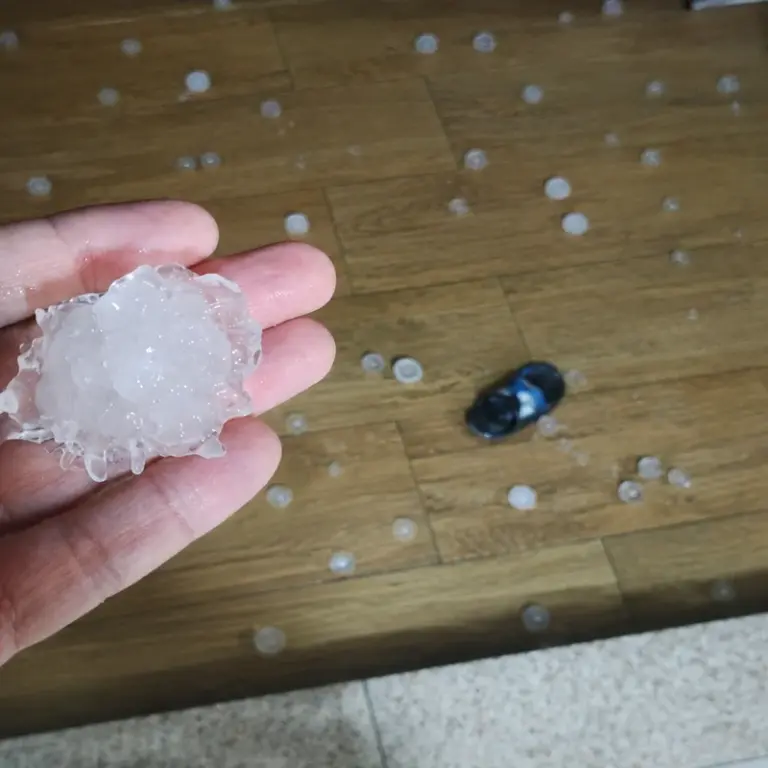 chuva de granizo em Colatina e Aracruz