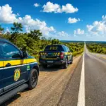 jovem tenta furtar moto da PRF