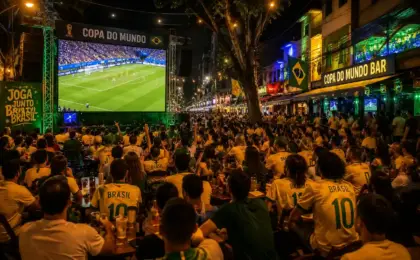Brasil x Noruega em telões na Grande Vitória