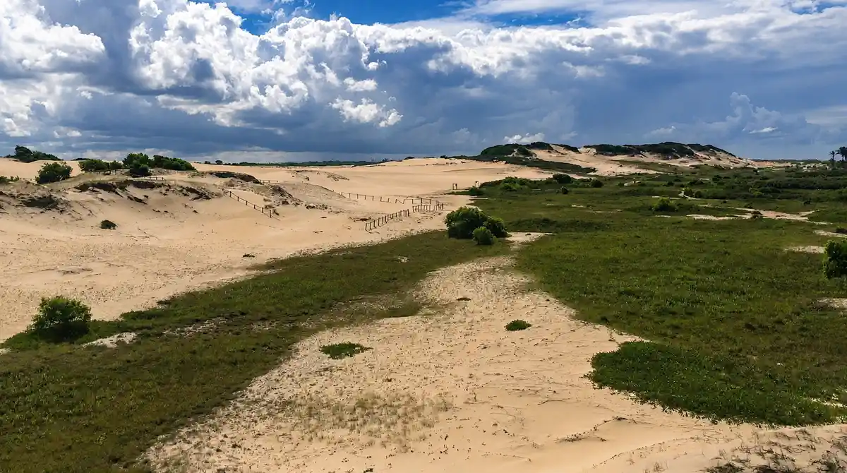Entrada do Parque Estadual de Itaúnas em Conceição da Barra