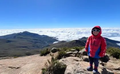 Pai e filho em trilha vivem aventura inesquecível no ES