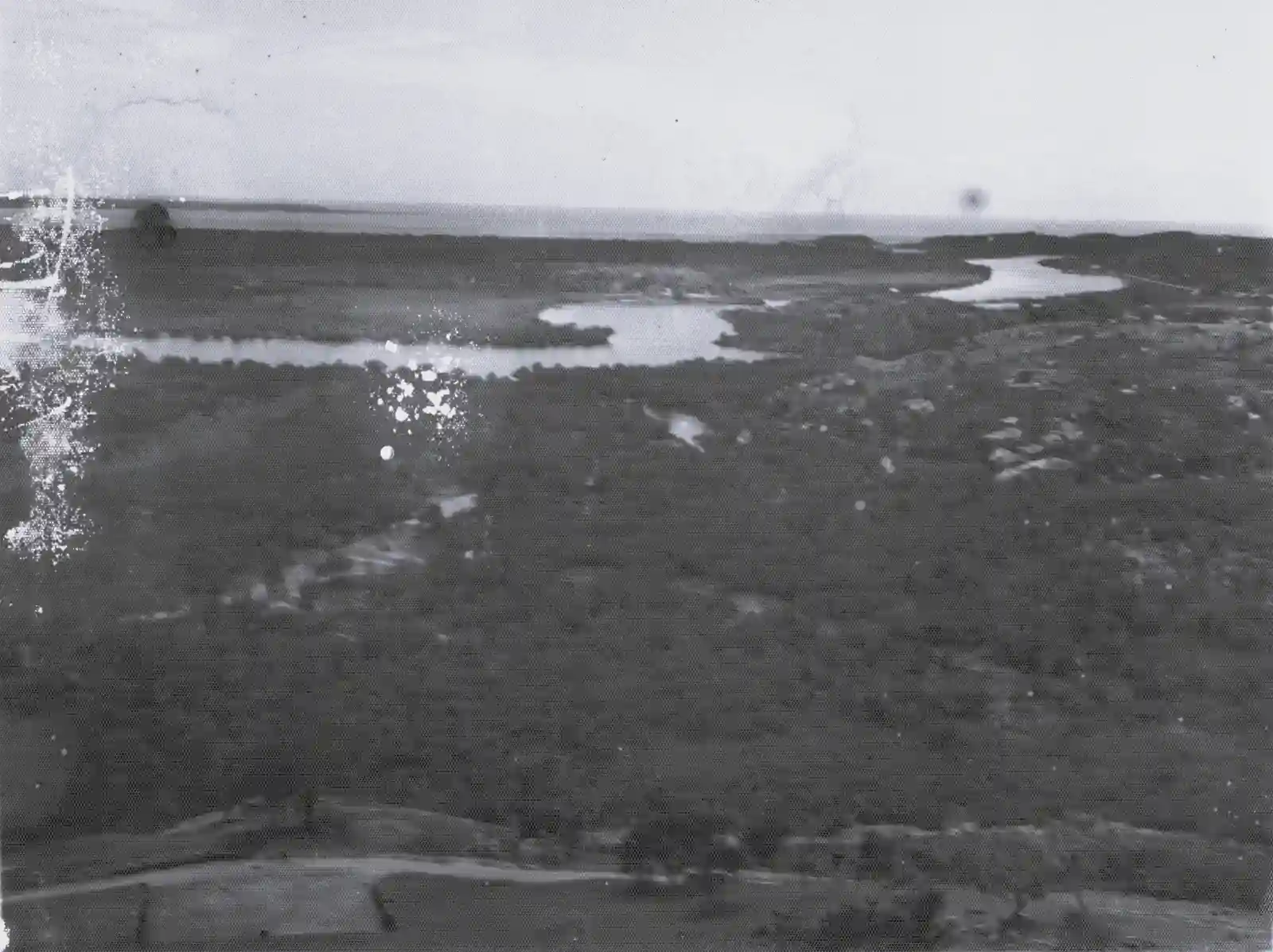 Pontal de Camburi e Canal da Passagem na década de 1950