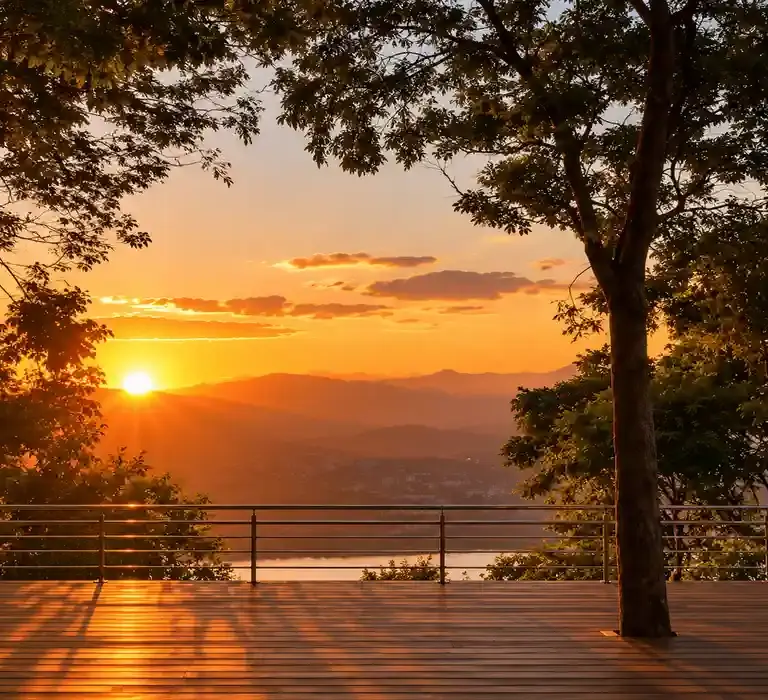 Pôr do Sol no Parque da Fonte Grande terá vista rara