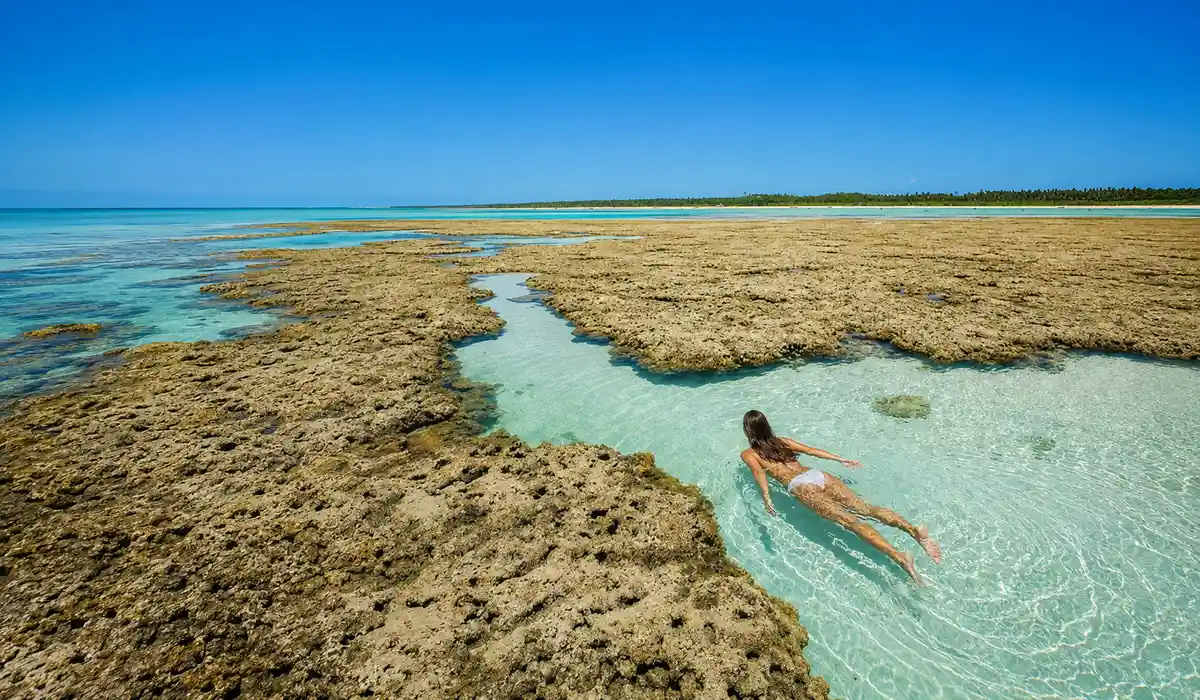 Praia de São Miguel dos Milagres, próxima à Praia do Marceneiro em Alagoas